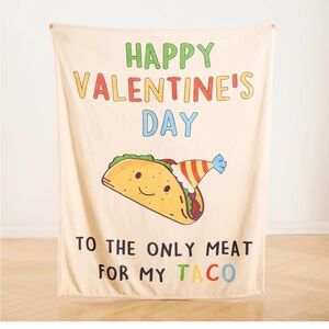 Happy Valentine's Day Taco Blanket